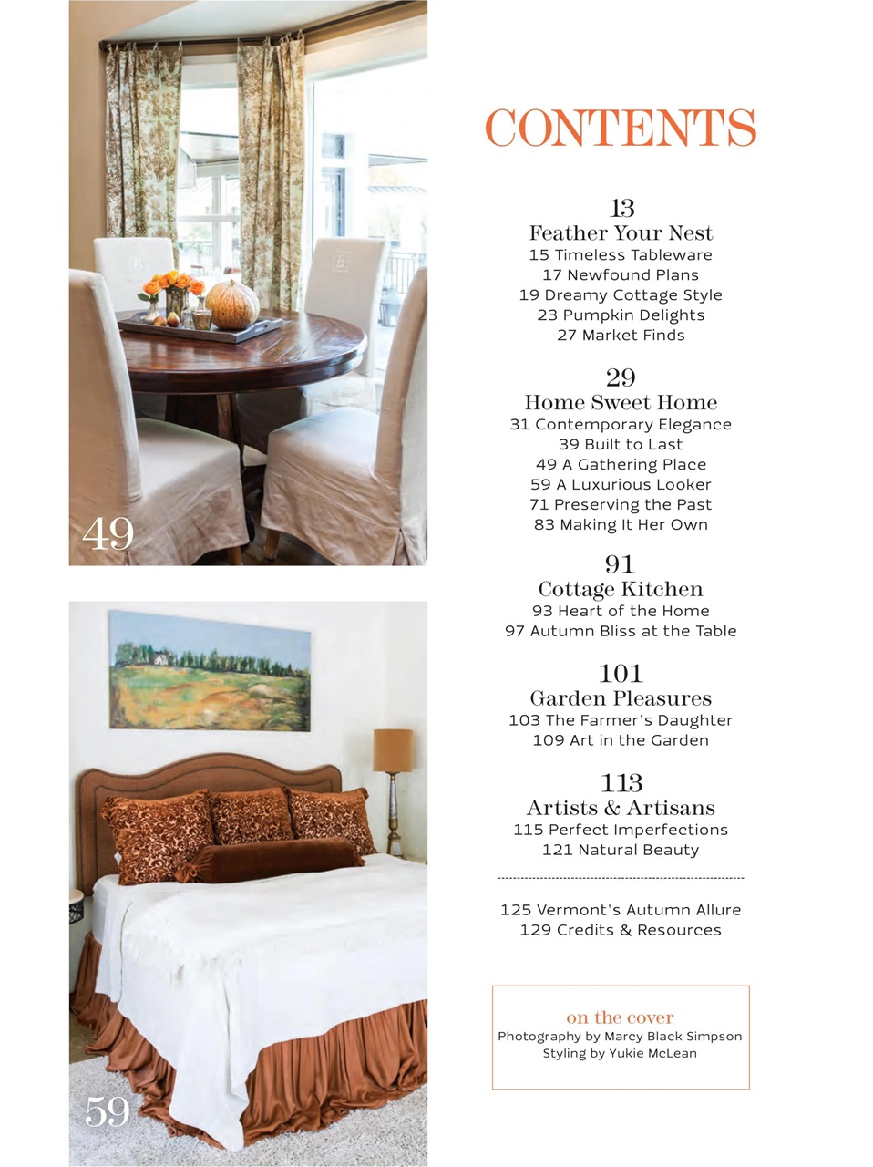 The Cottage Journal Preview Pages