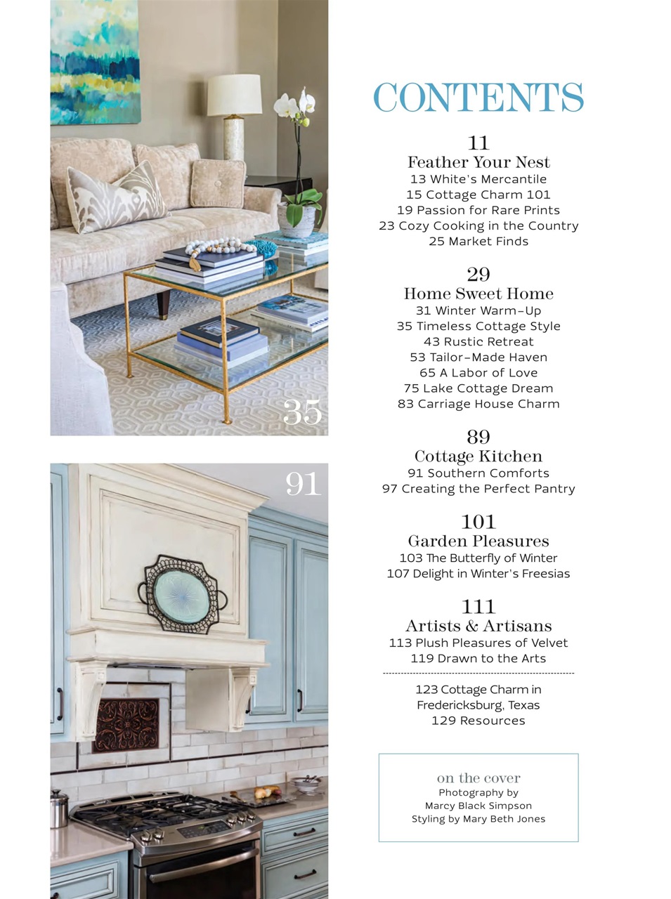 The Cottage Journal Preview Pages