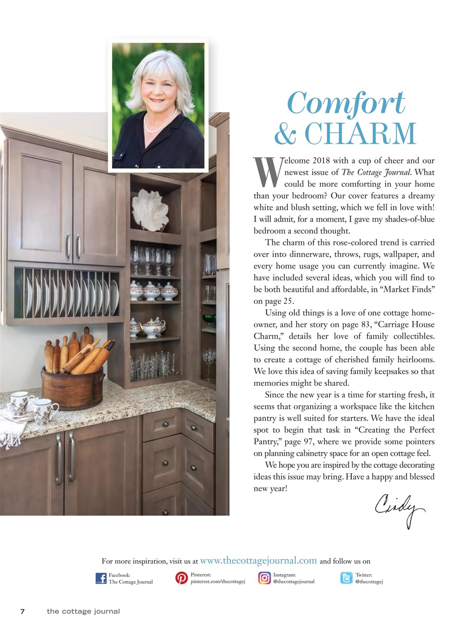 The Cottage Journal Preview Pages
