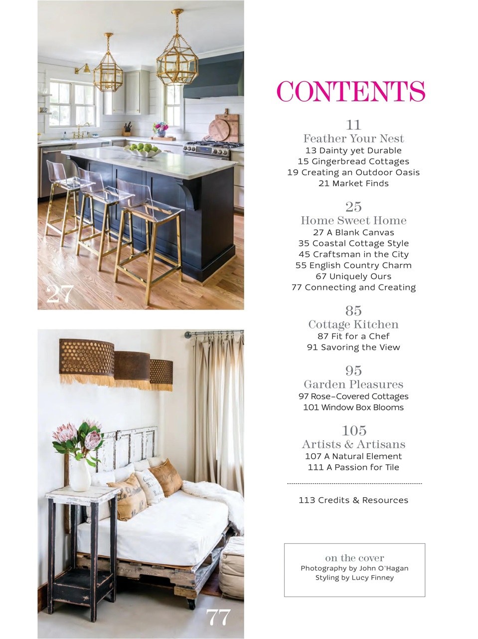 The Cottage Journal Preview Pages