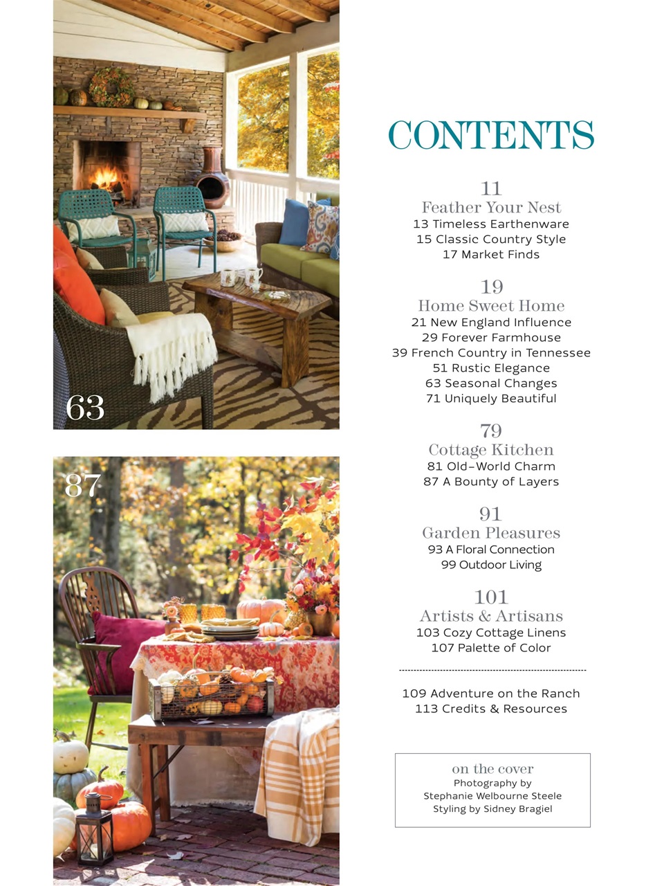 The Cottage Journal Preview Pages