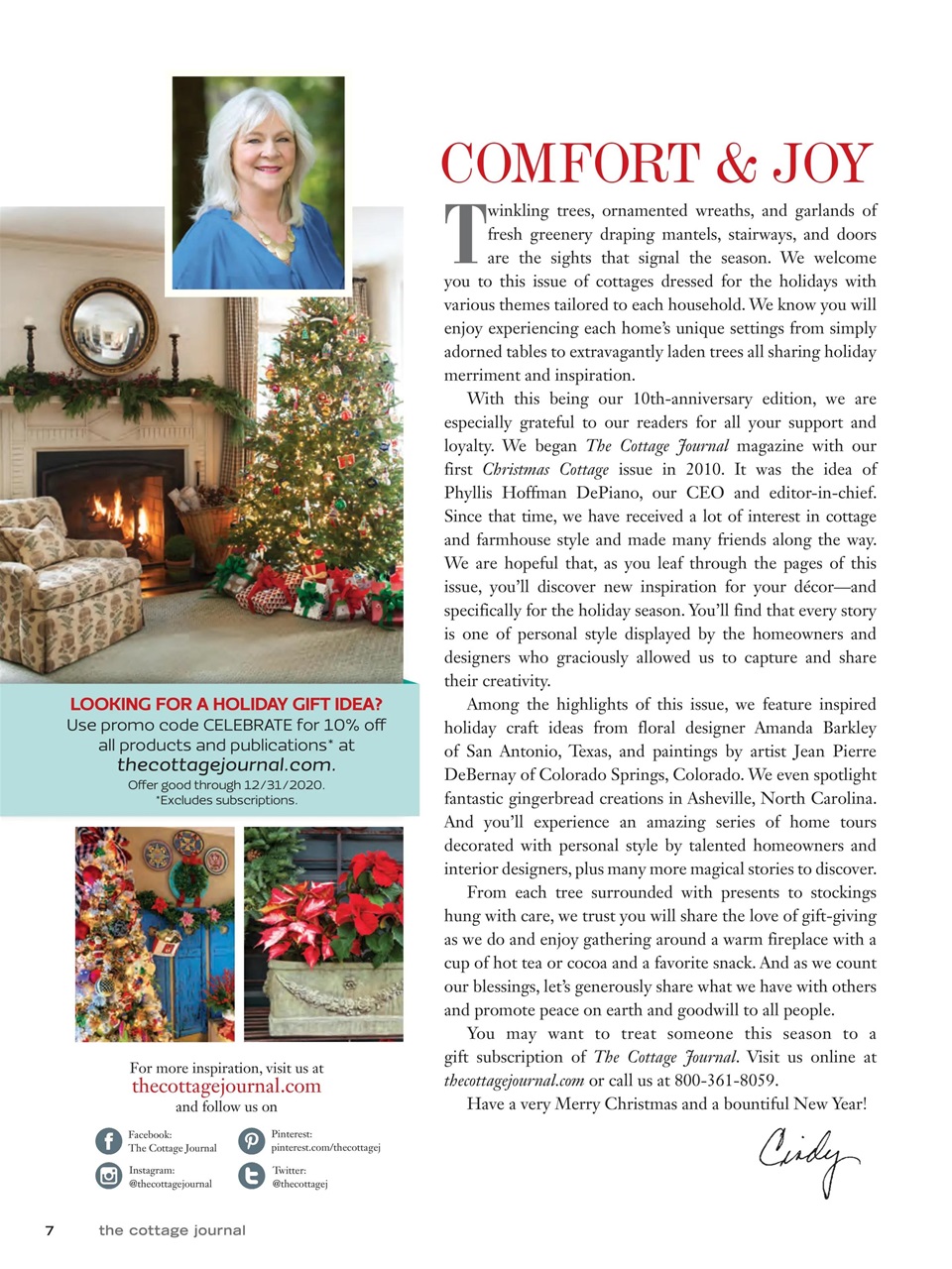 The Cottage Journal Preview Pages