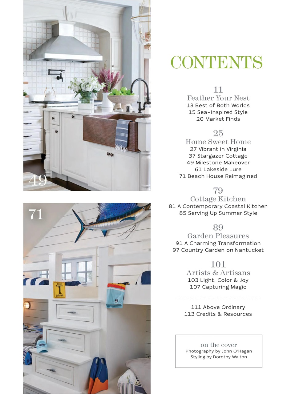 The Cottage Journal Preview Pages