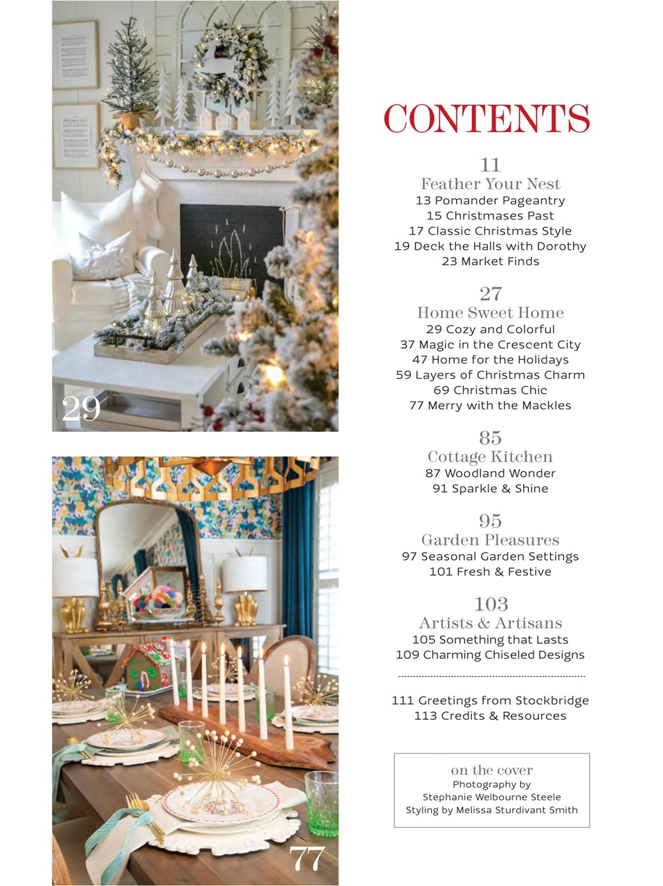 The Cottage Journal Preview Pages