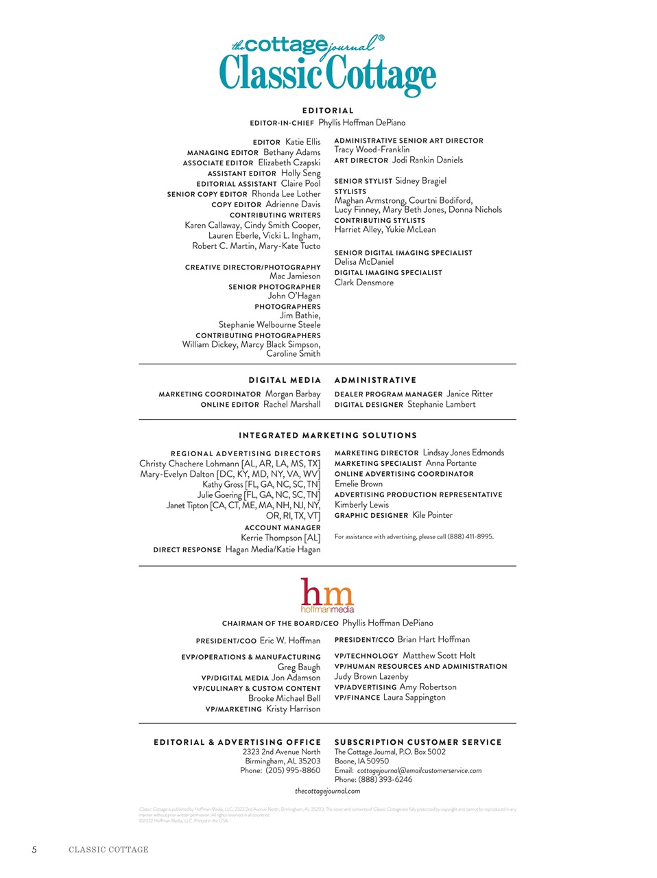 The Cottage Journal Preview Pages