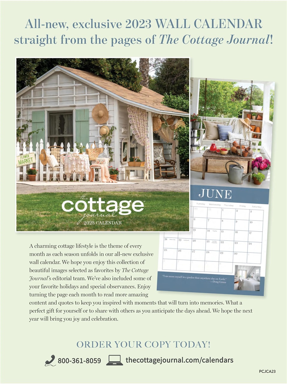 The Cottage Journal Preview Pages