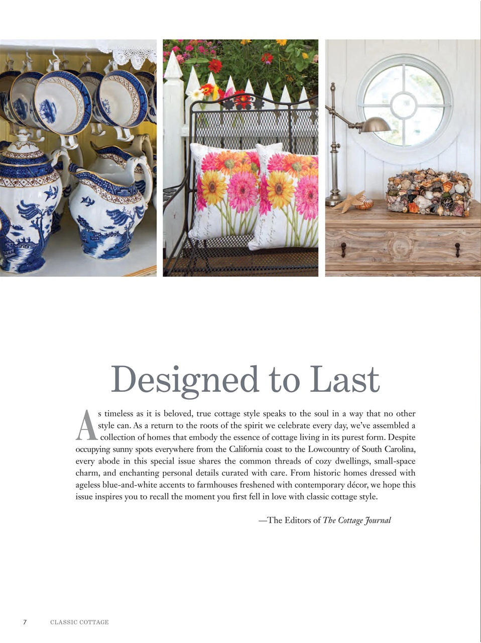 The Cottage Journal Preview Pages