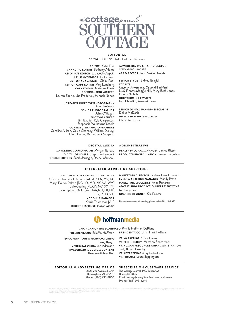 The Cottage Journal Preview Pages