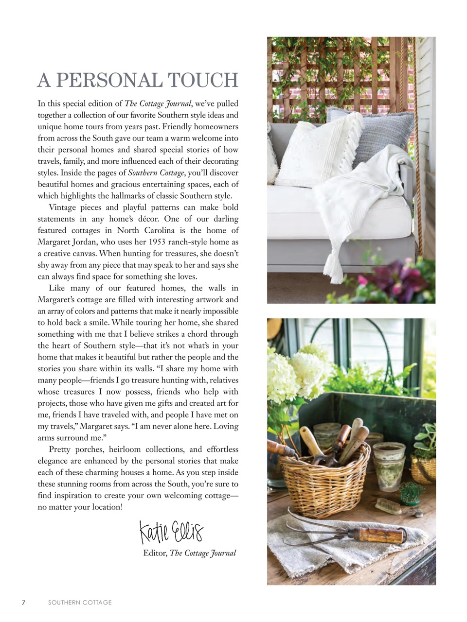 The Cottage Journal Preview Pages