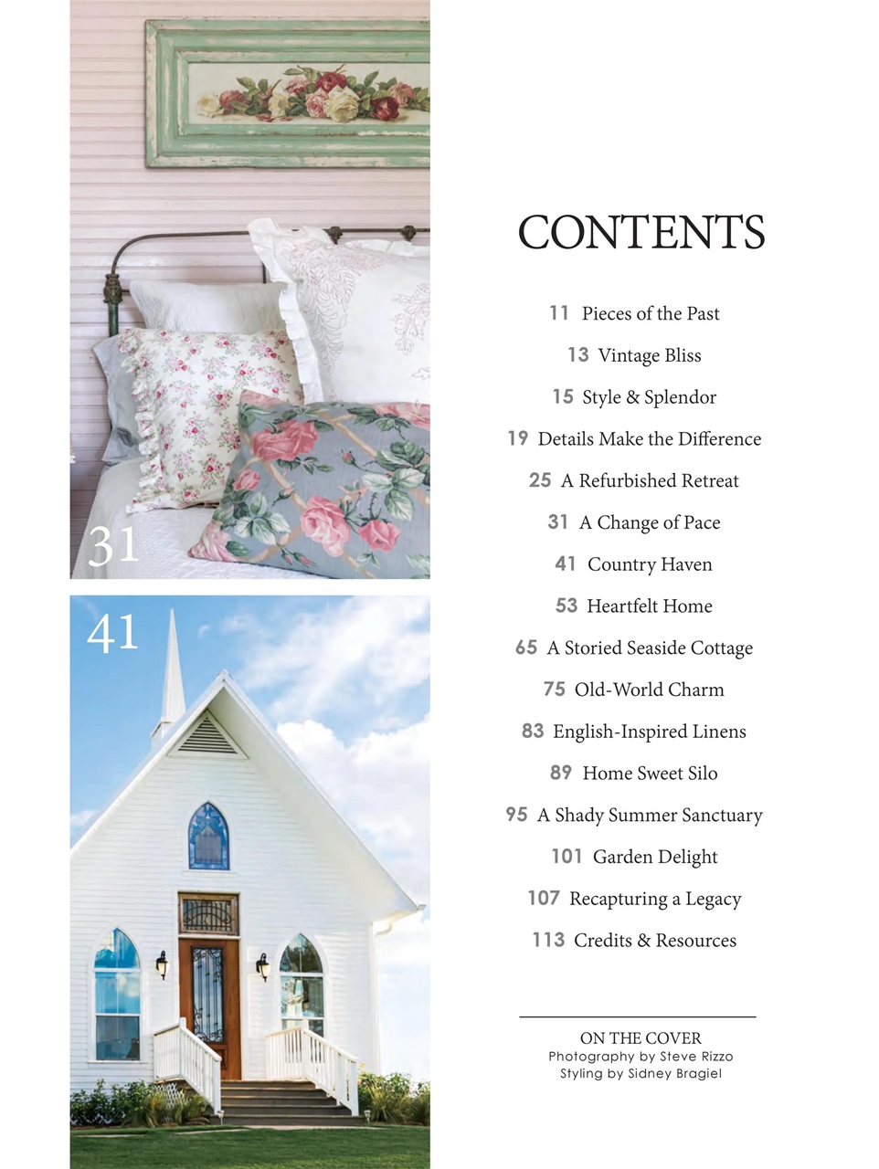 The Cottage Journal Preview Pages