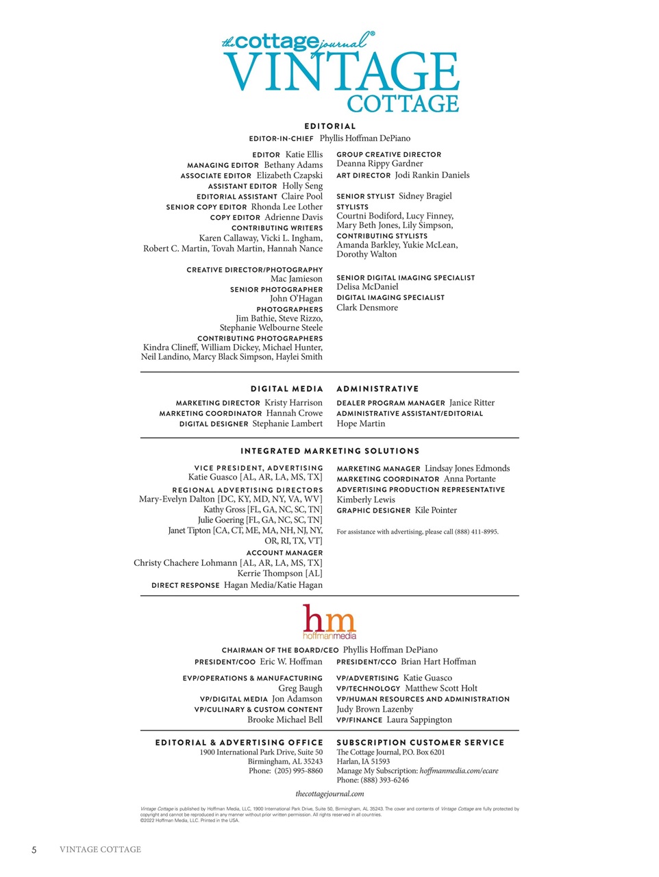 The Cottage Journal Preview Pages