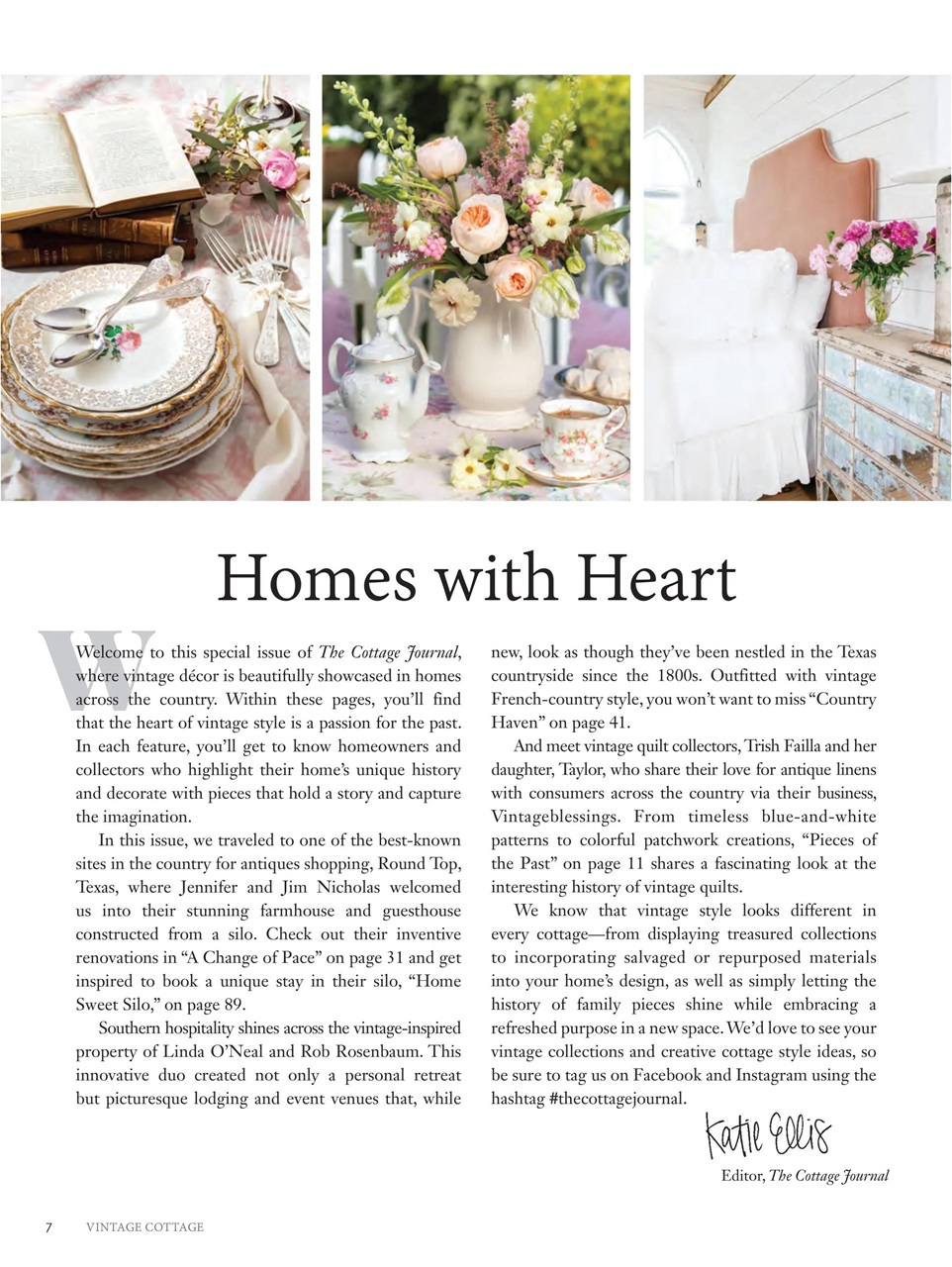 The Cottage Journal Preview Pages