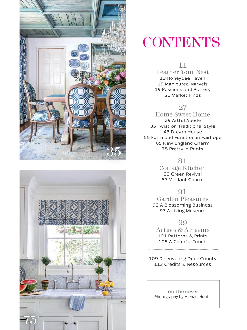 The Cottage Journal Preview Pages