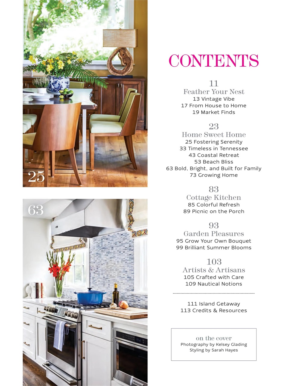 The Cottage Journal Preview Pages