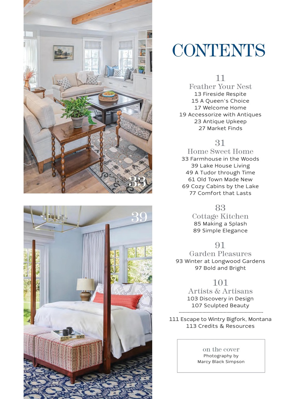 The Cottage Journal Preview Pages