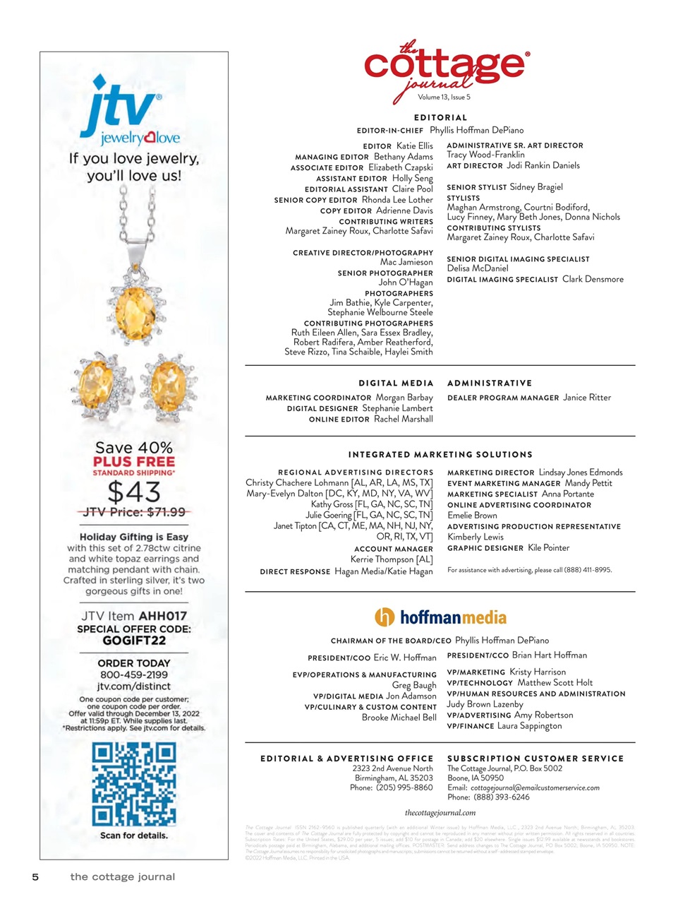 The Cottage Journal Preview Pages