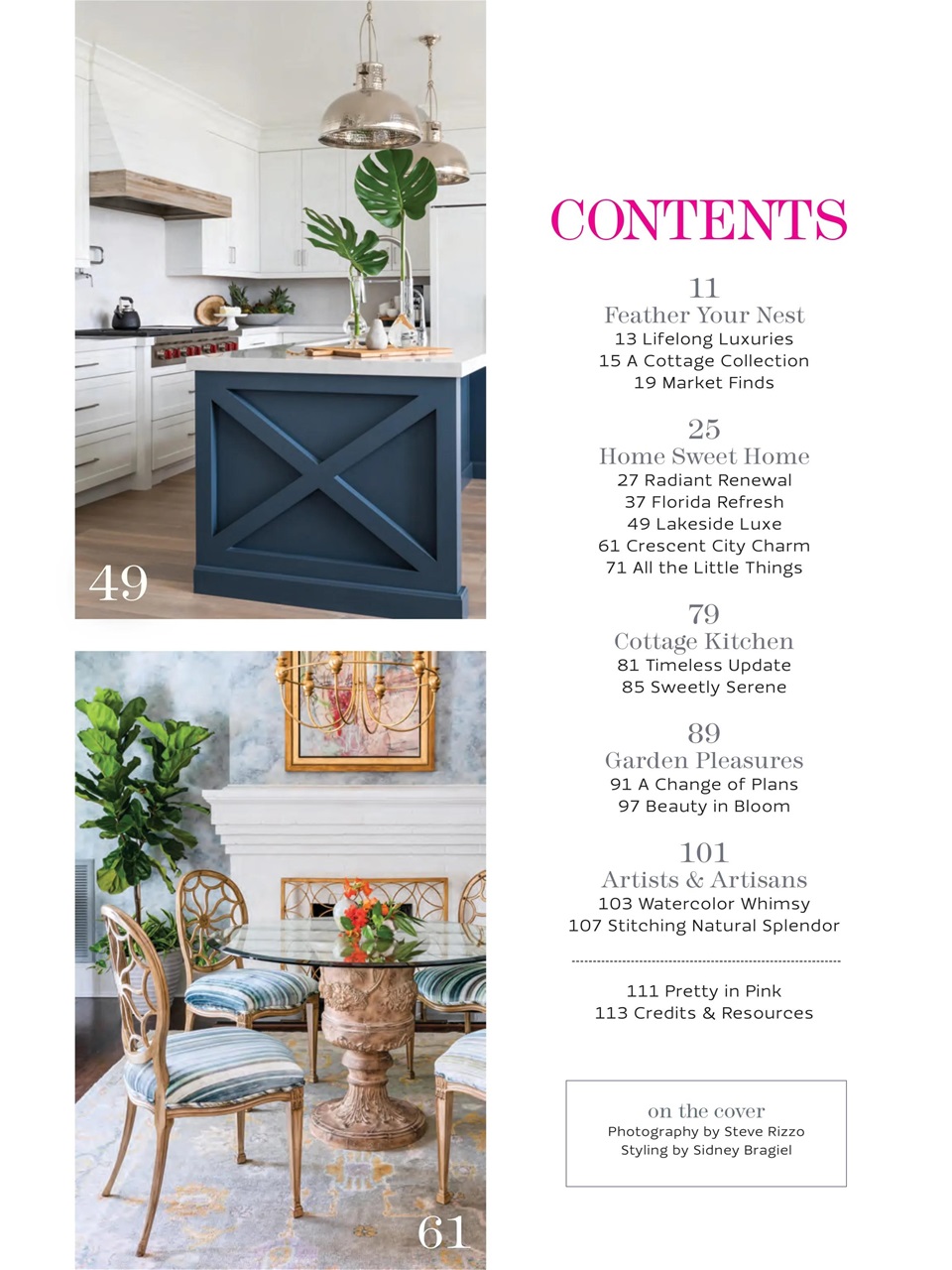 The Cottage Journal Preview Pages