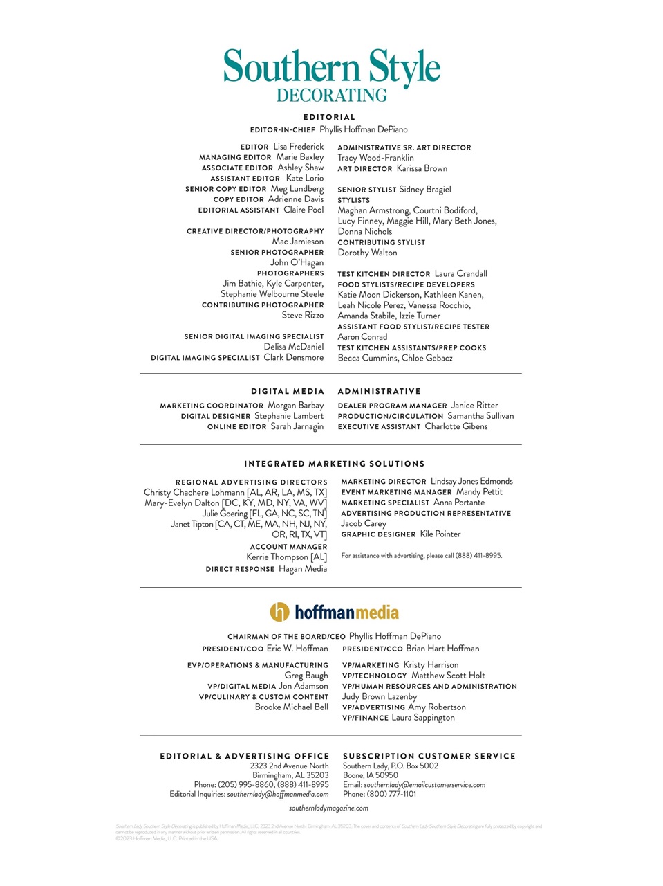 Southern Lady Preview Pages