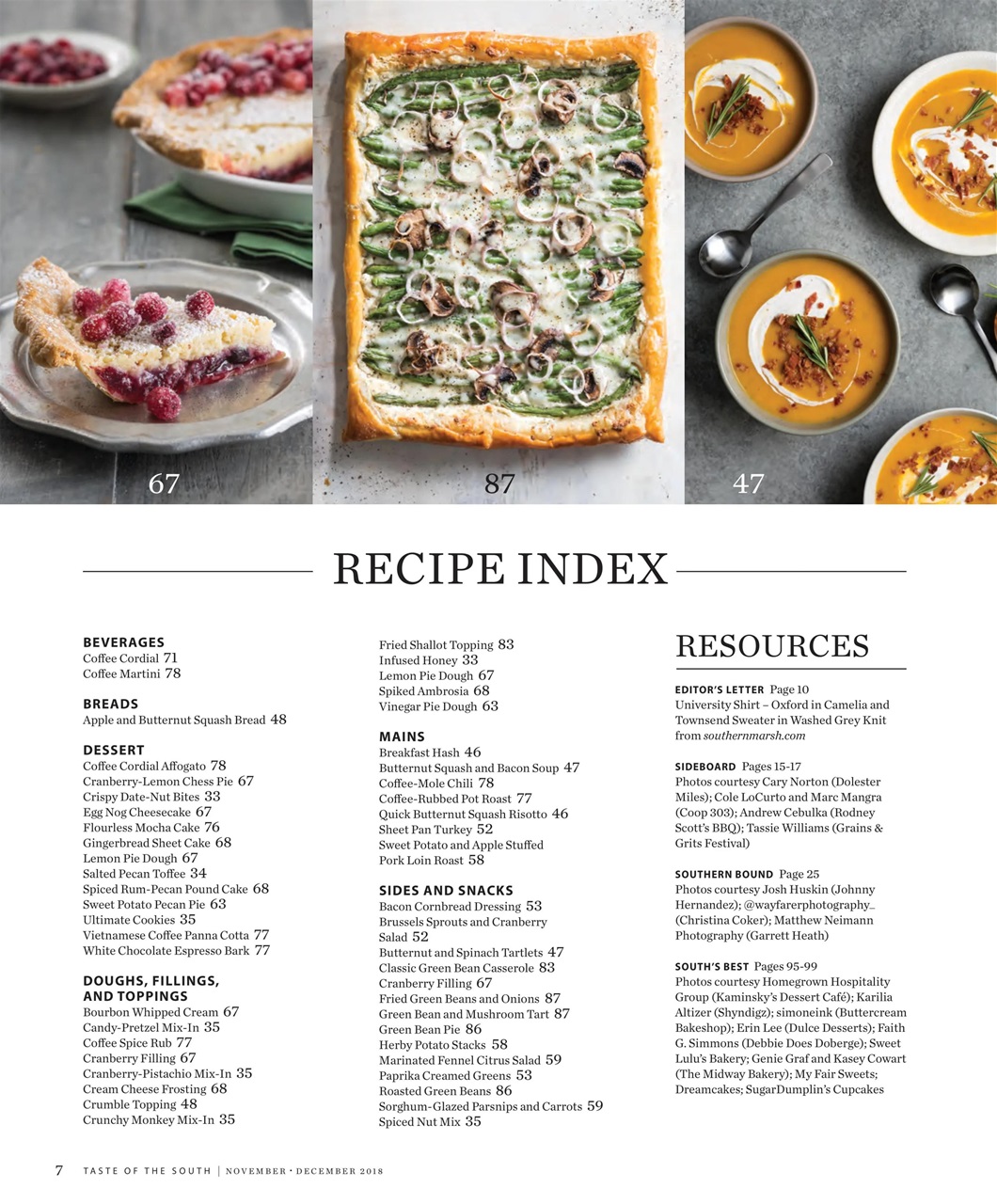 Taste of the South Preview Pages