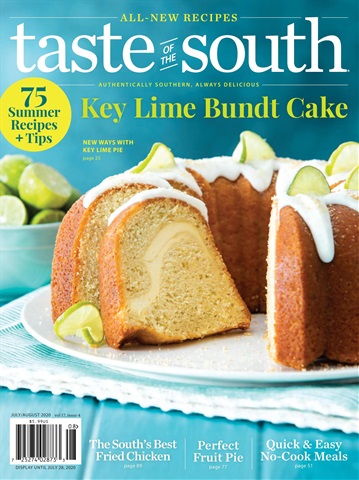 Taste of the South issue July/August 2020