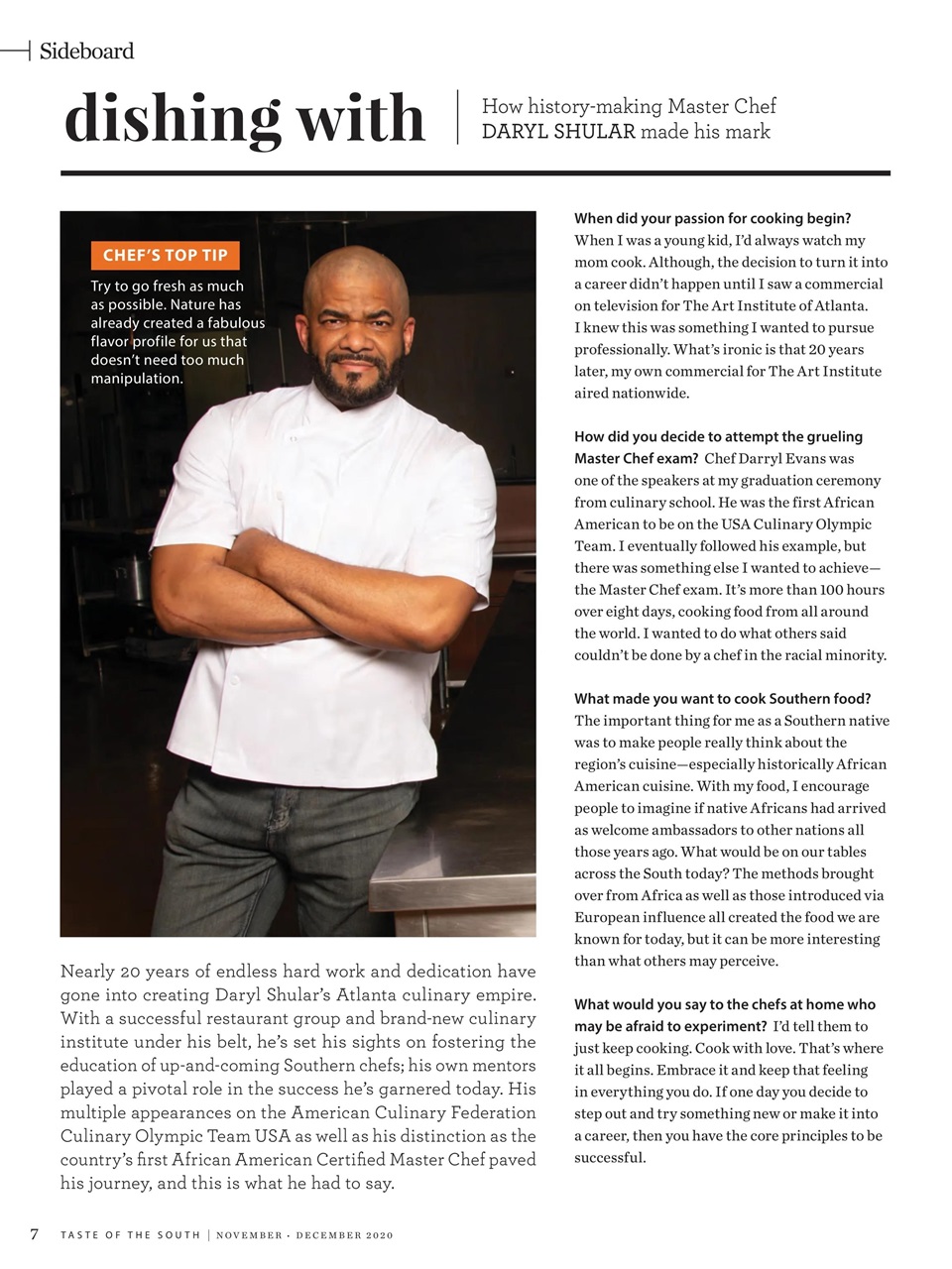 Taste of the South Preview Pages