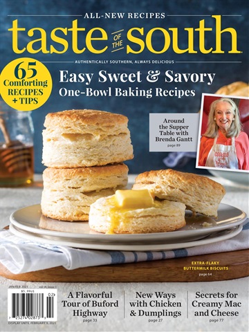 Taste of the South issue January/February 2021