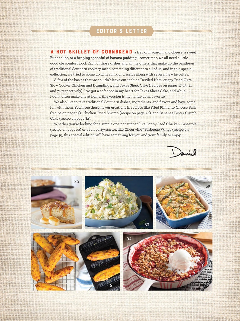 Taste of the South Preview Pages