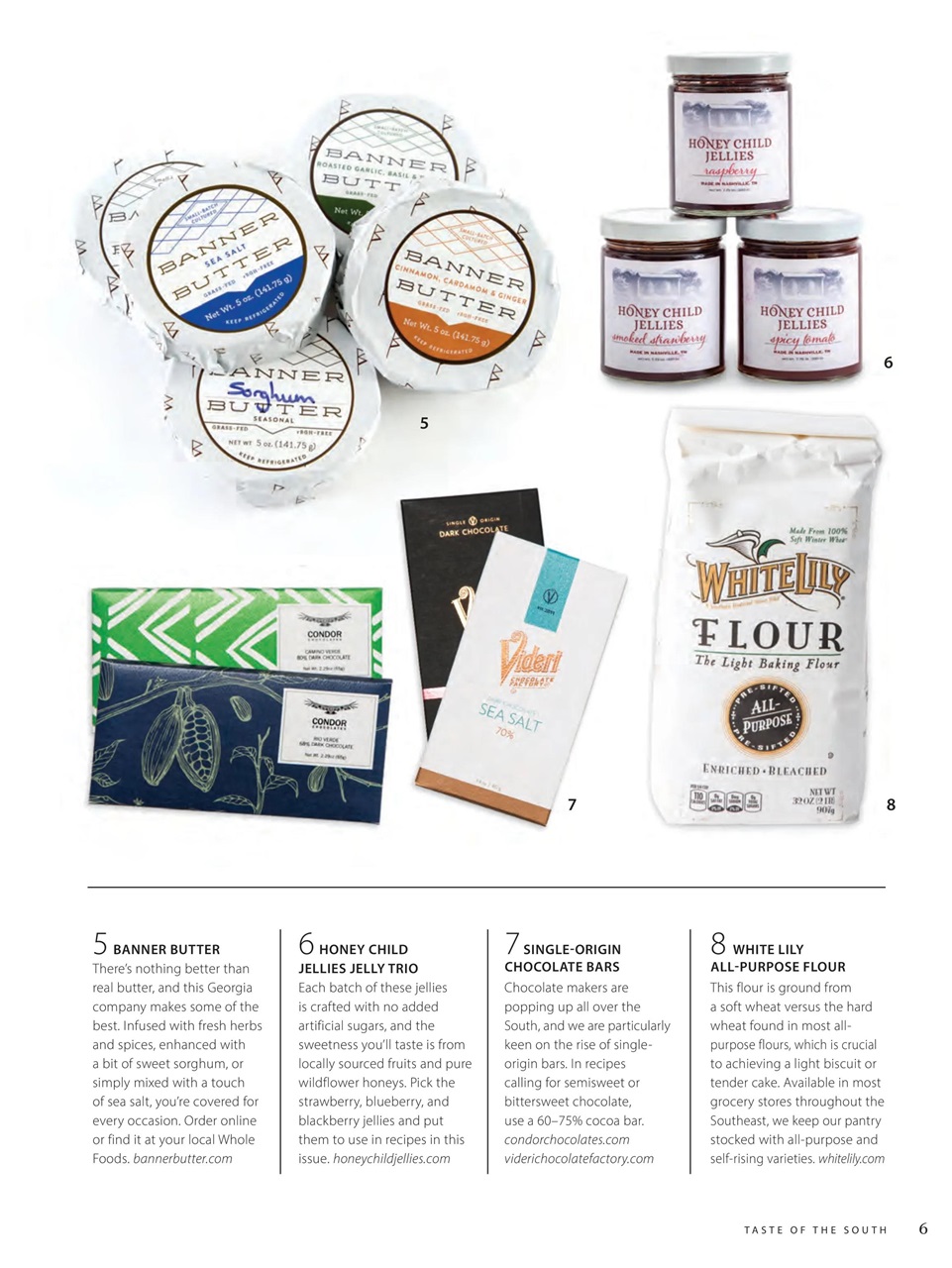 Taste of the South Preview Pages