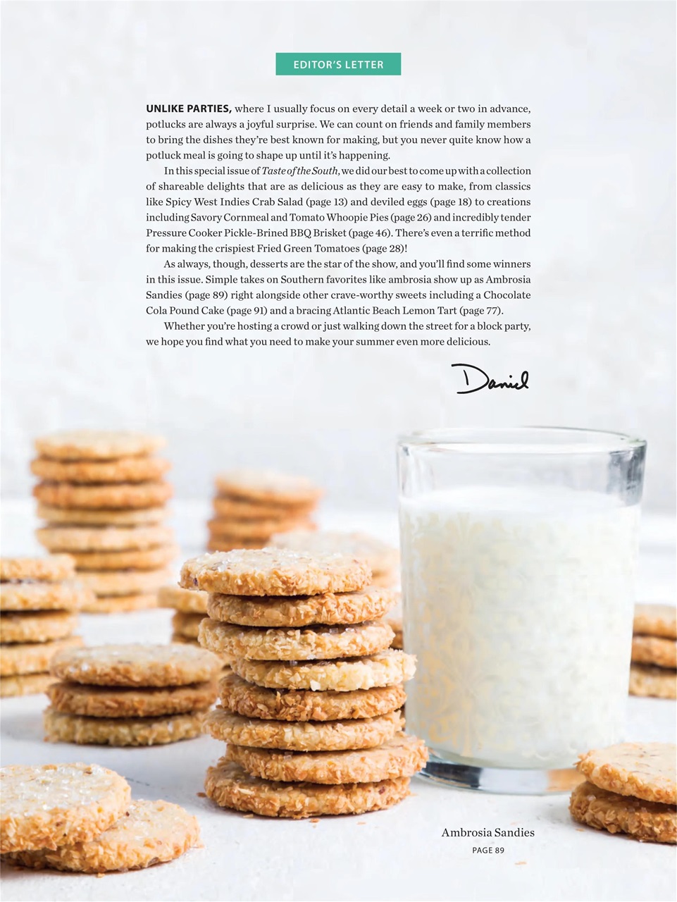 Taste of the South Preview Pages