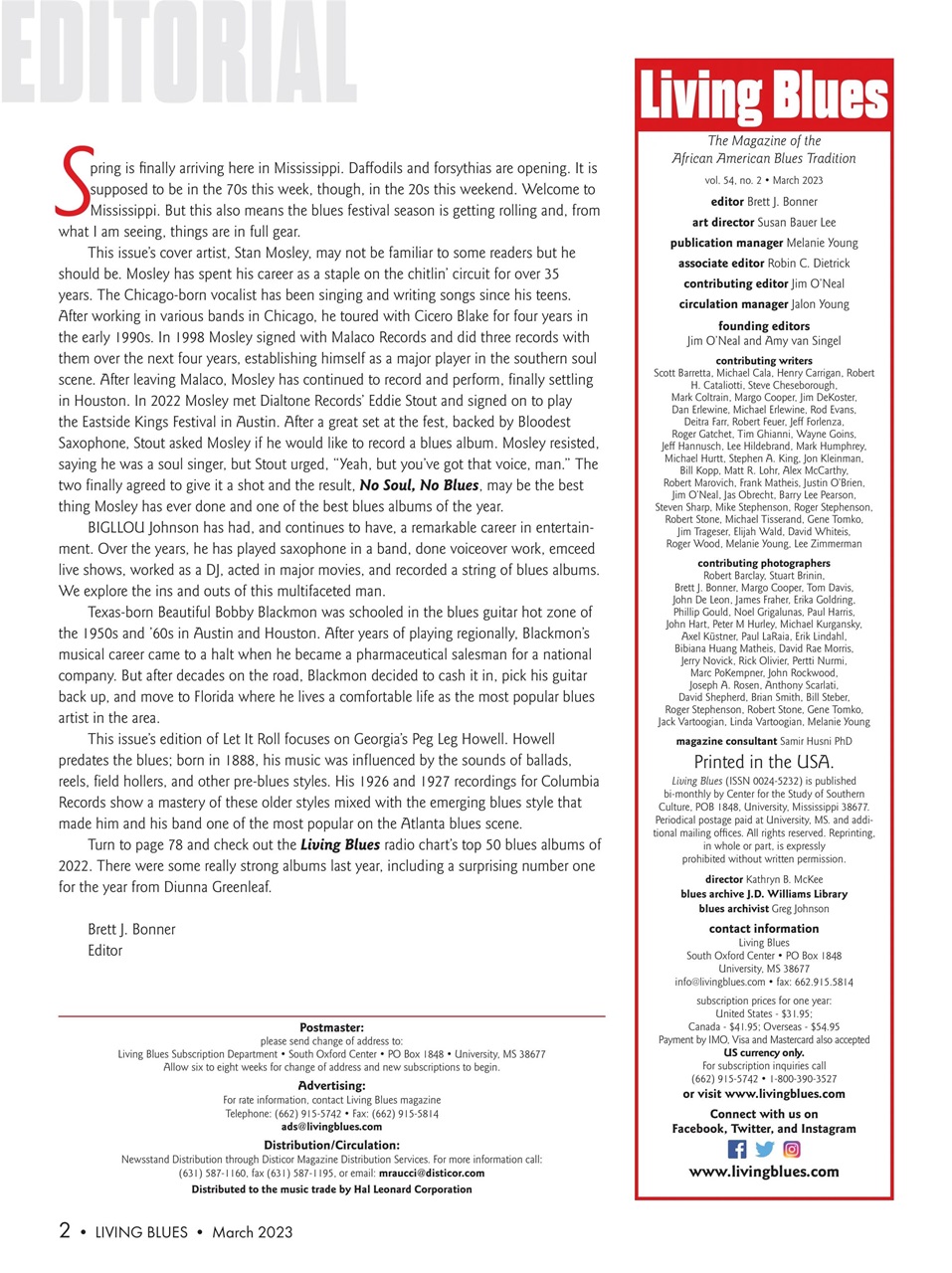 Living Blues Preview Pages