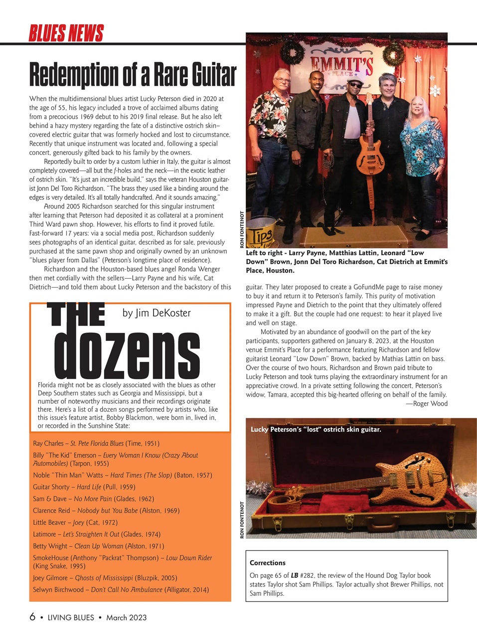 Living Blues Preview Pages