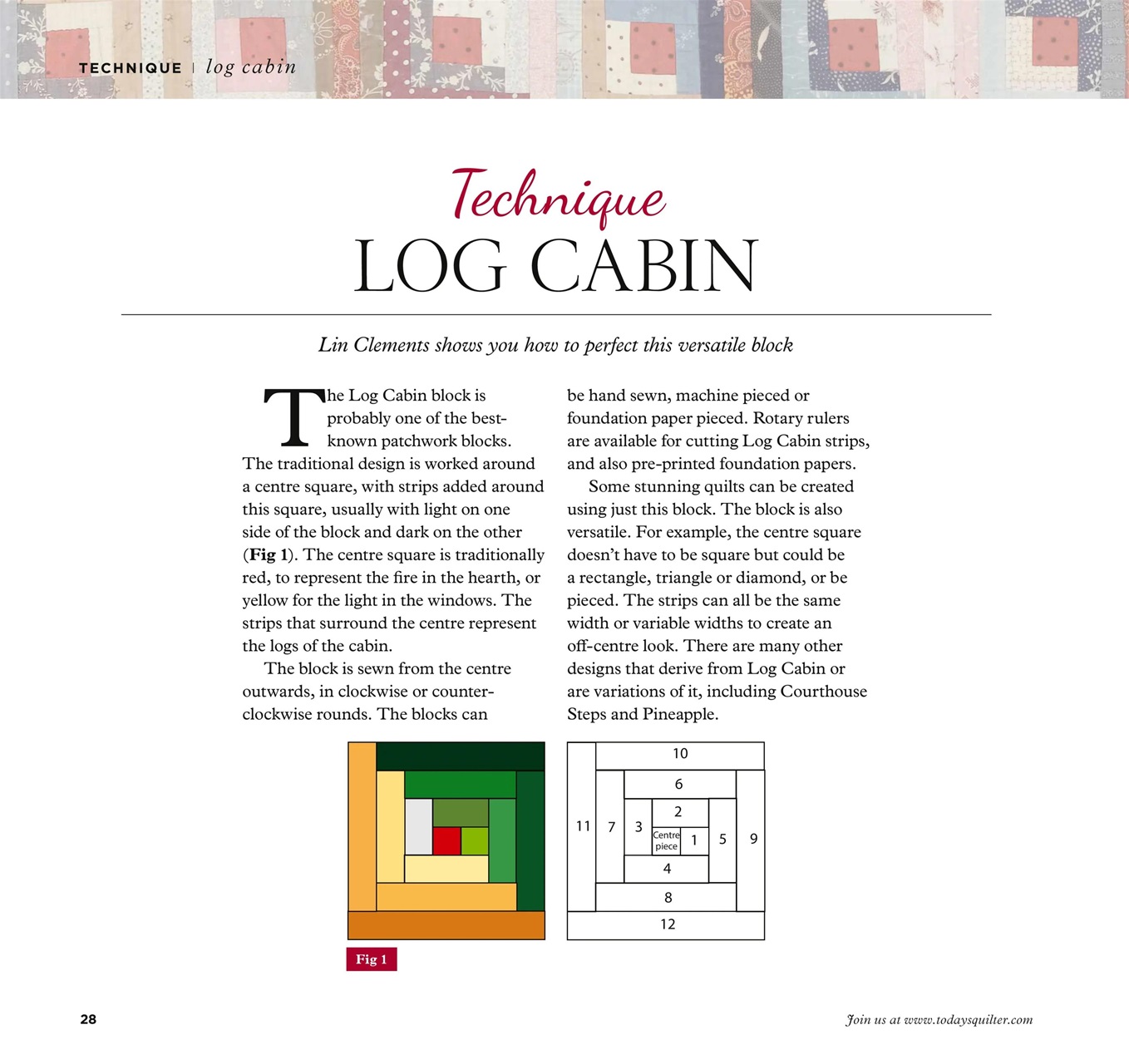 Today’s Quilter Preview Pages