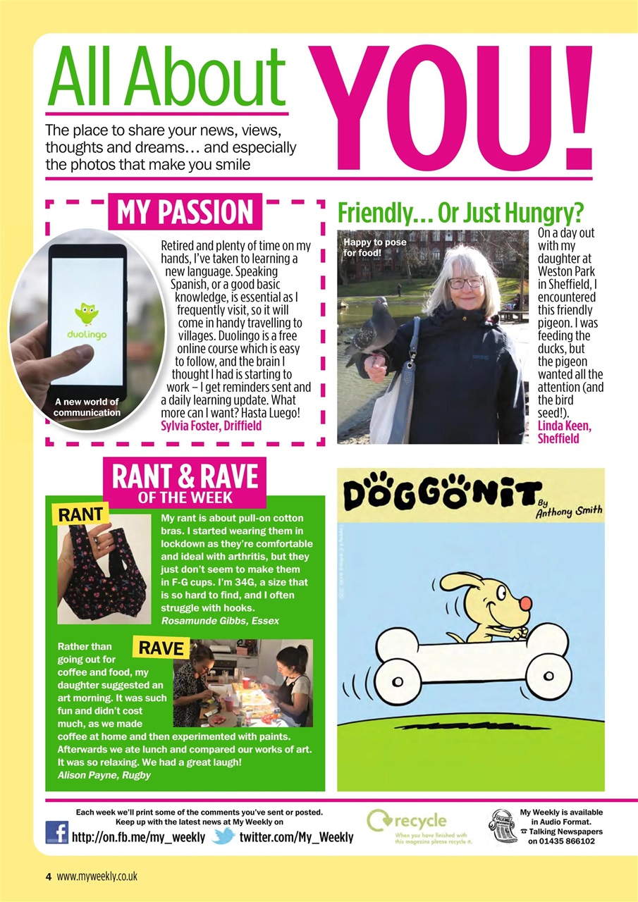 My Weekly Preview Pages