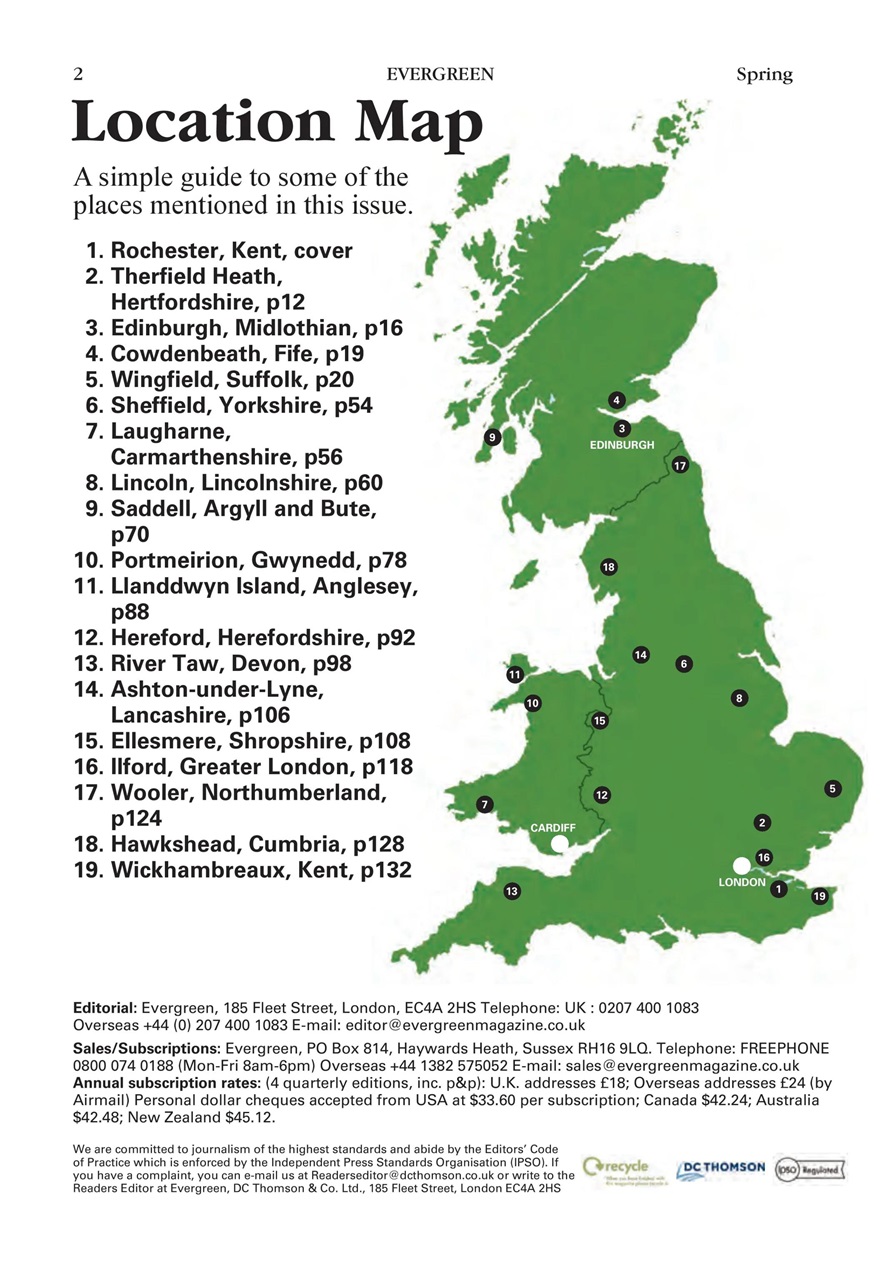 Evergreen Preview Pages