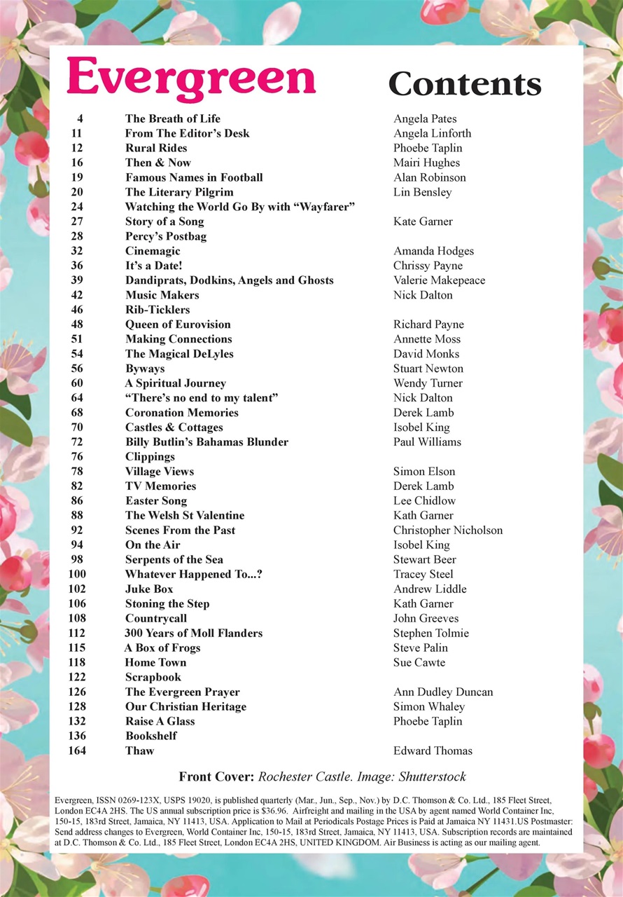 Evergreen Preview Pages