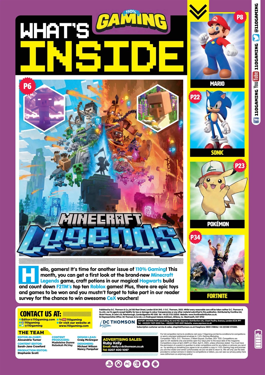 110% Gaming Preview Pages