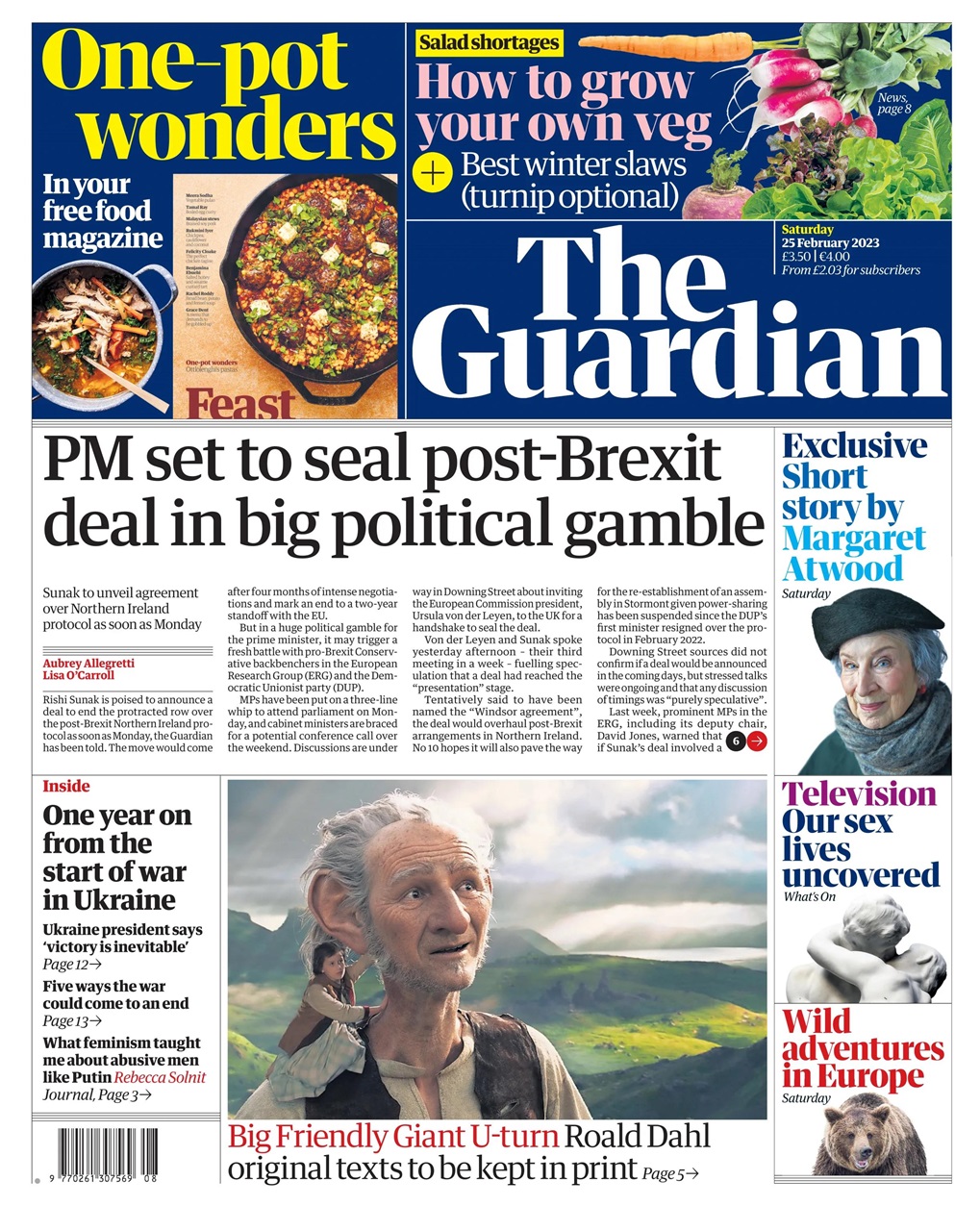 The Guardian Newspaper Preview Pages
