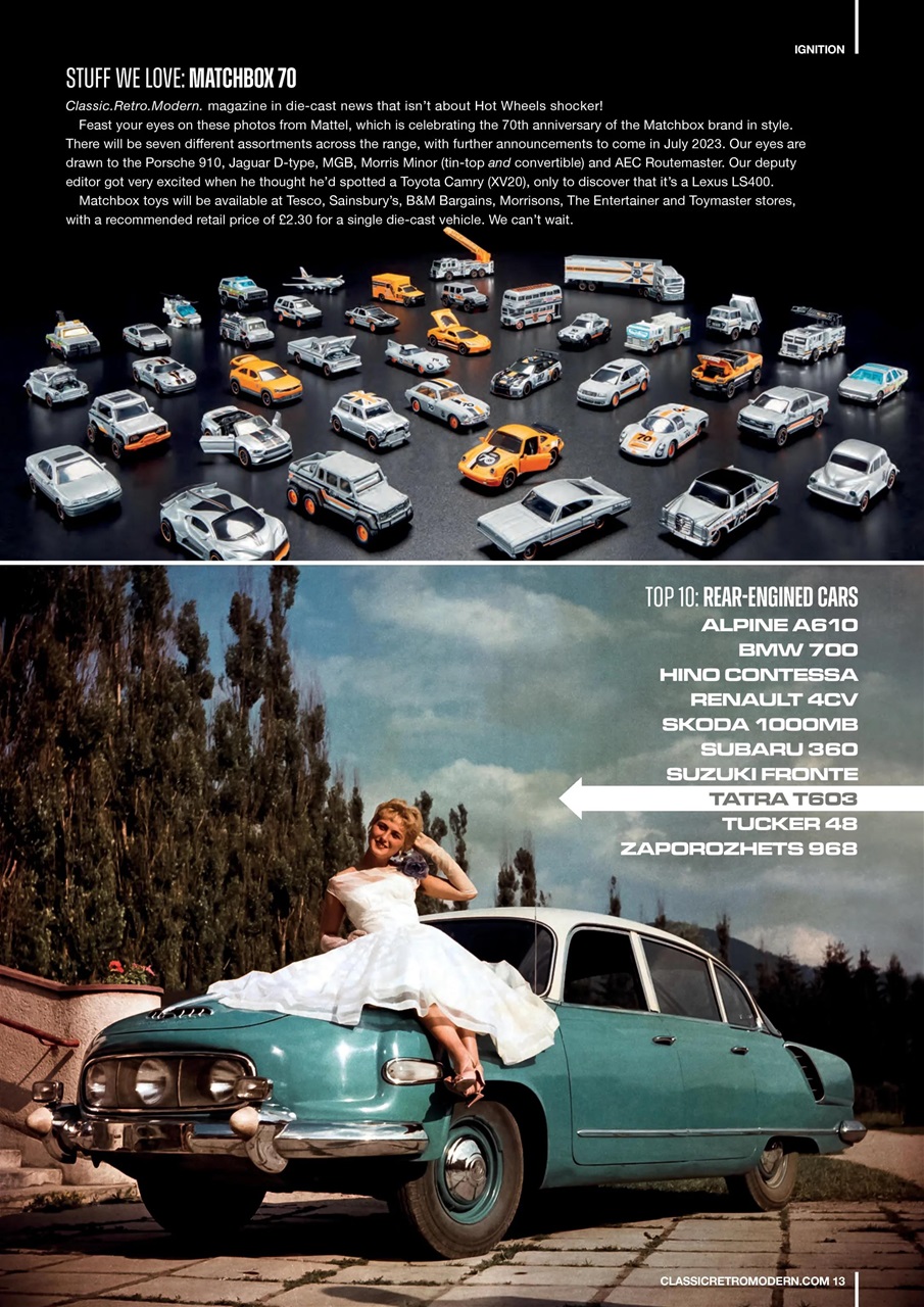 Classic Retro Modern Magazine Preview Pages