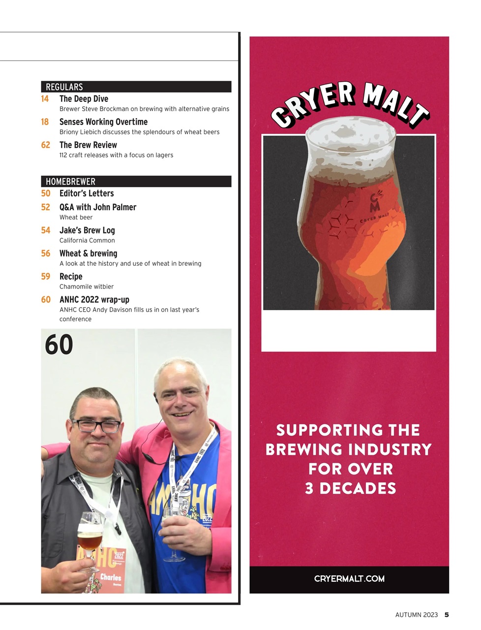 Beer and Brewer Preview Pages
