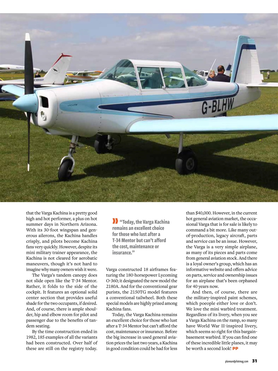 Plane & Pilot Preview Pages