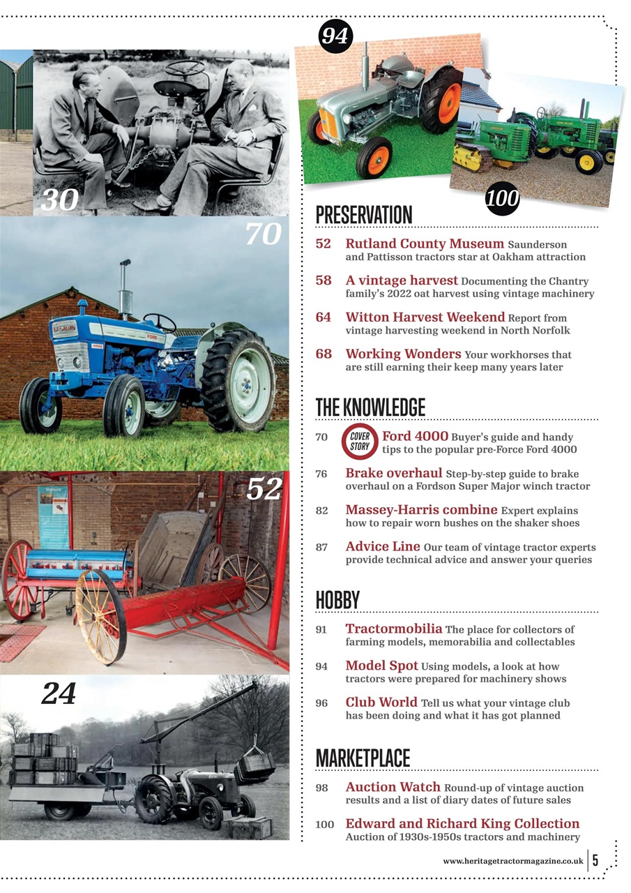 Classic Tractor Preview Pages
