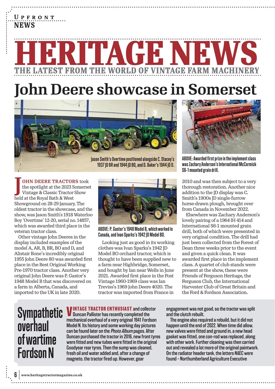 Classic Tractor Preview Pages