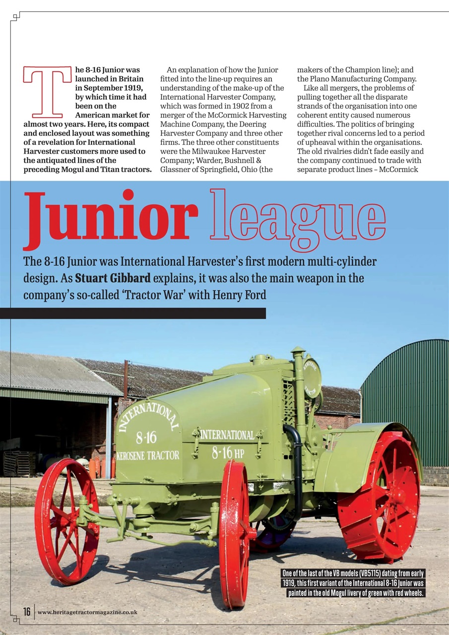 Classic Tractor Preview Pages
