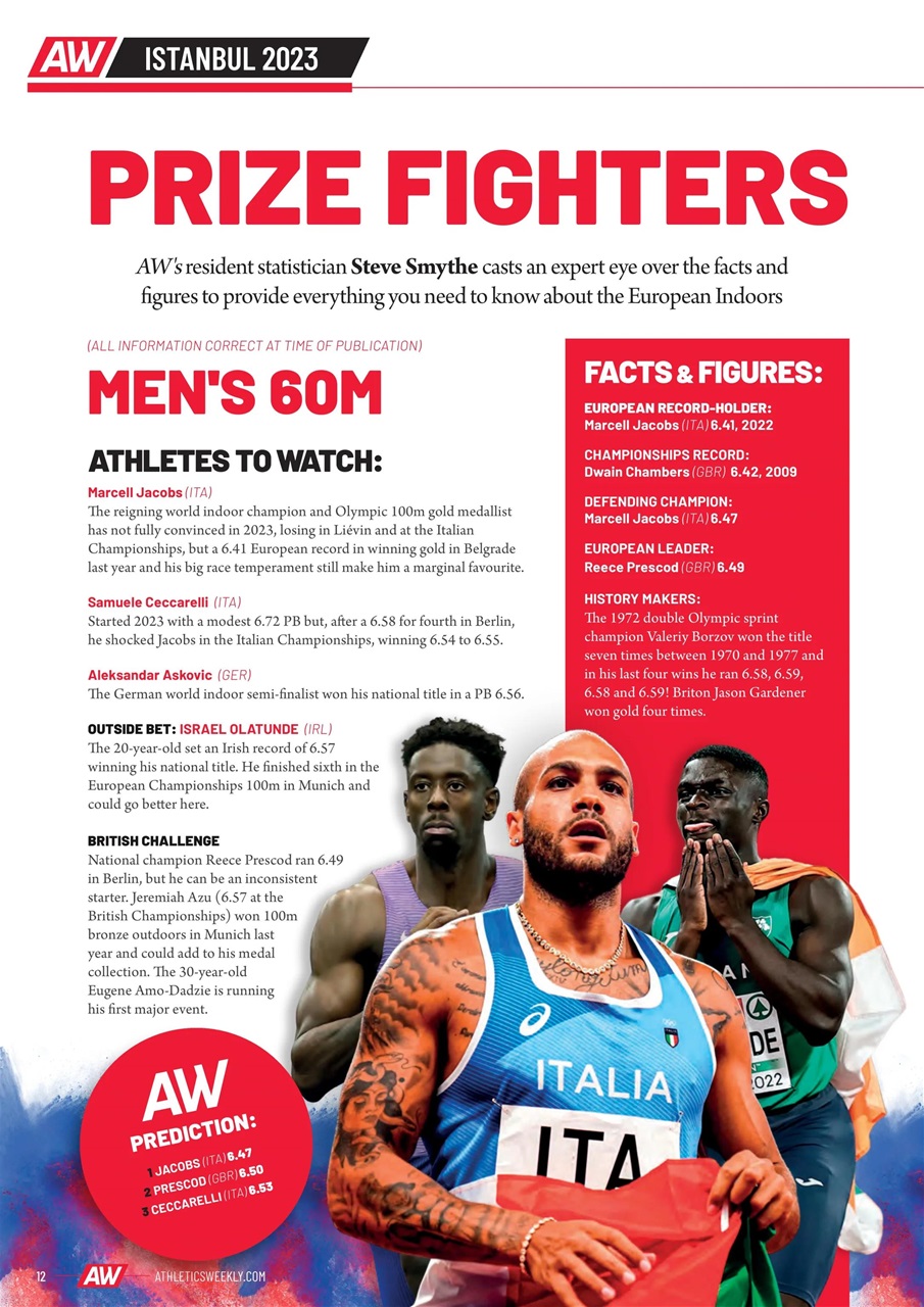 AW – Athletics Weekly Magazine Preview Pages