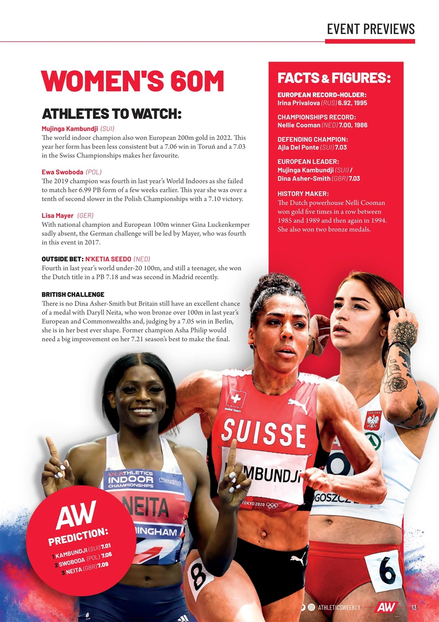 AW – Athletics Weekly Magazine Preview Pages