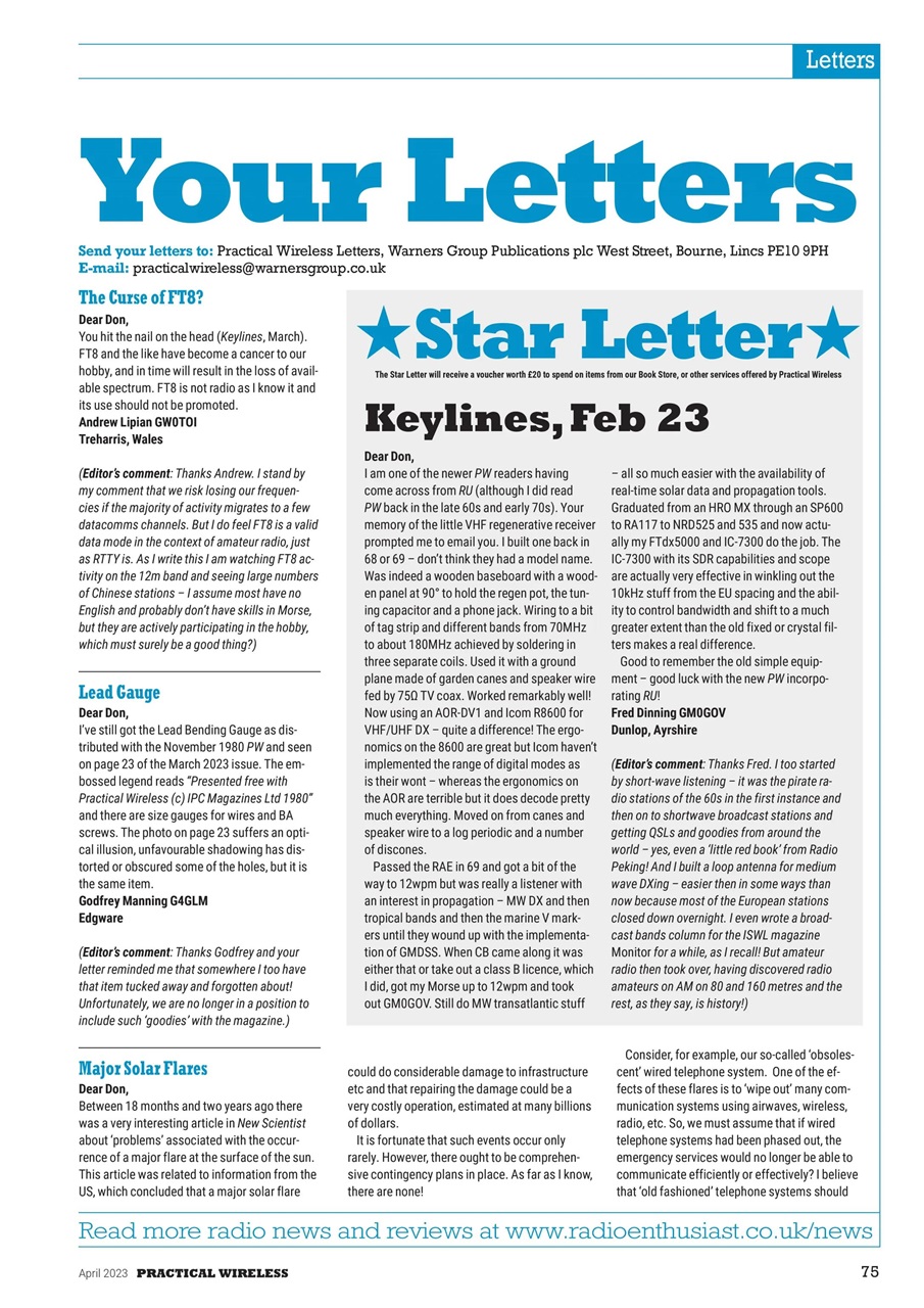 Practical Wireless Preview Pages