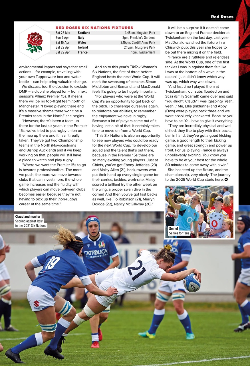Rugby World Preview Pages
