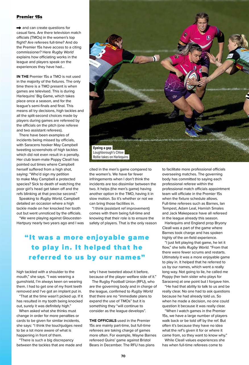 Rugby World Preview Pages