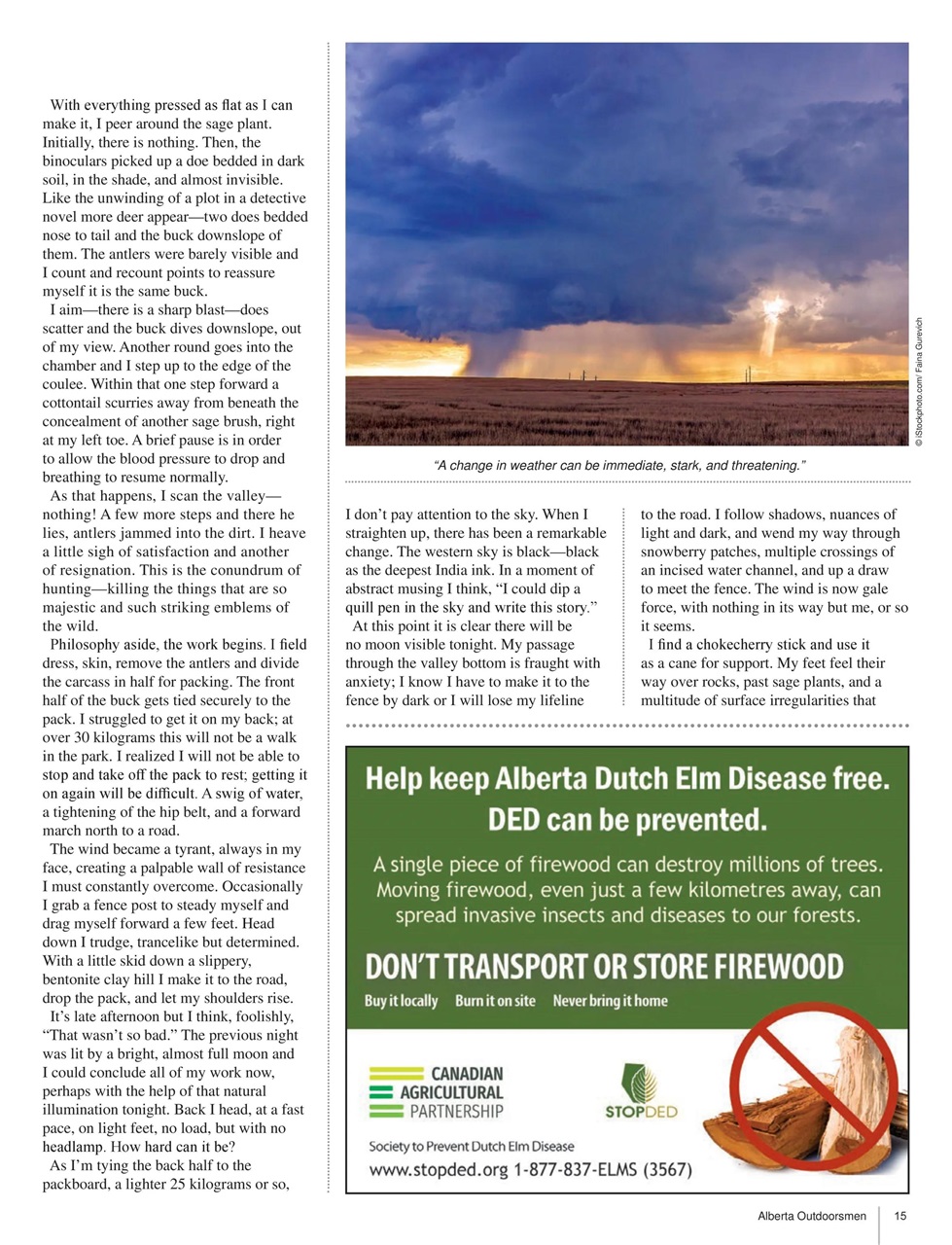 Alberta Outdoors Preview Pages