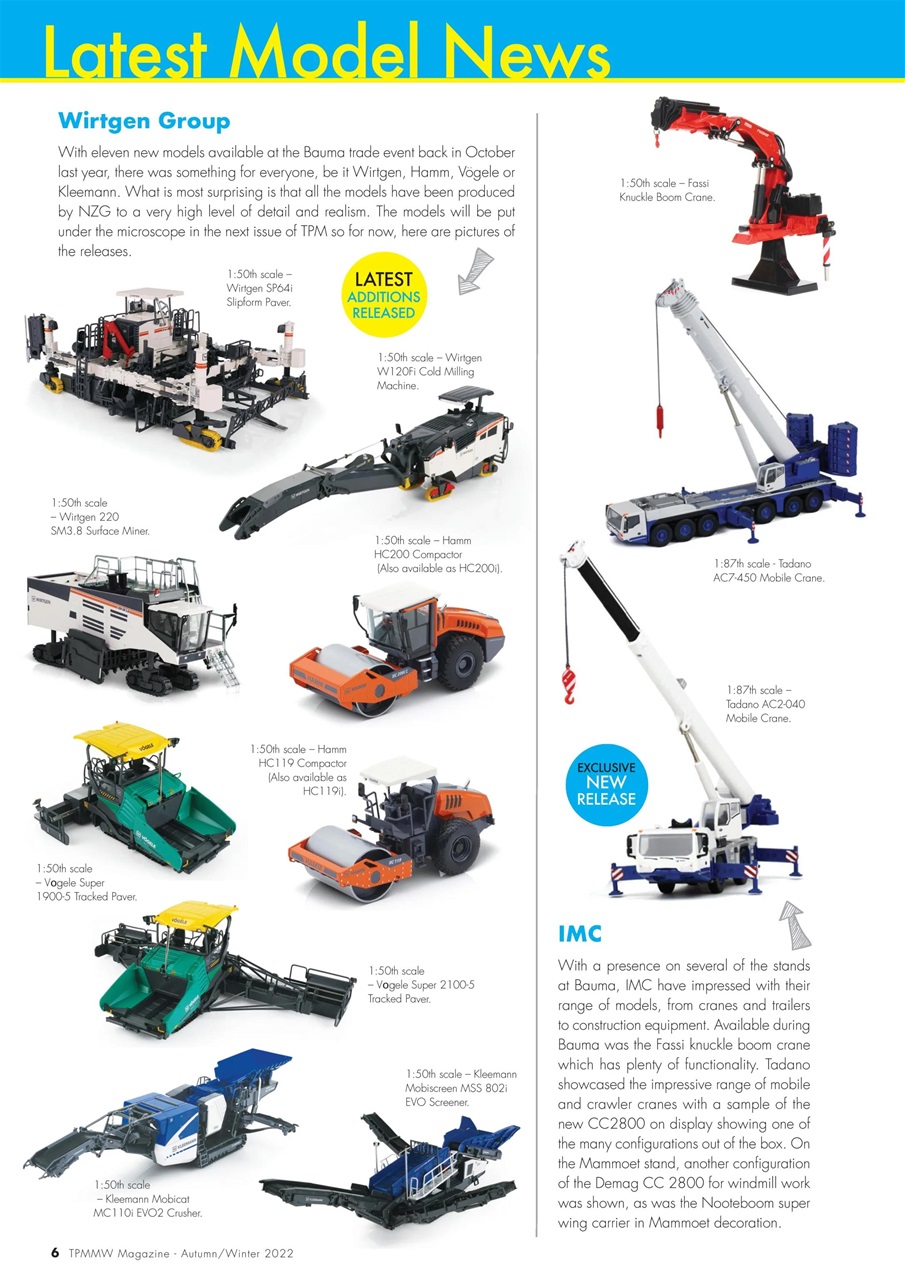 Truck, Plant & Machinery Model World Preview Pages